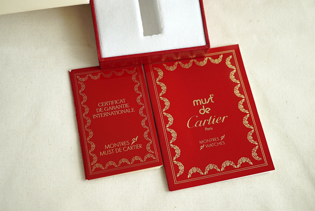 Cartier Must 21 Vintage Box & Papers set 1980's-1990's - 543