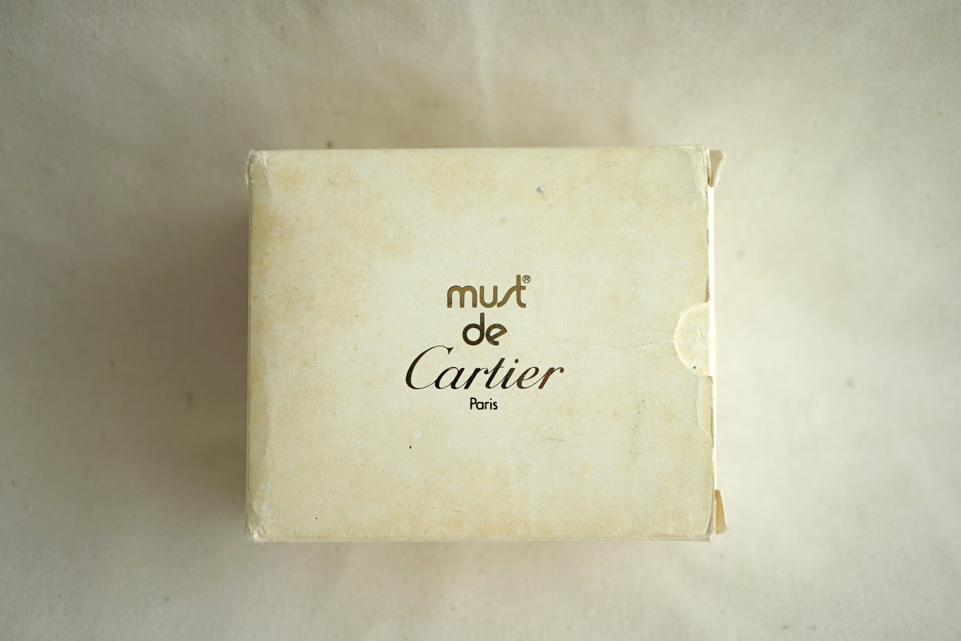 Cartier Vintage Tank Must Box & Papers (Empty) set 1990's-2000's - CO1001