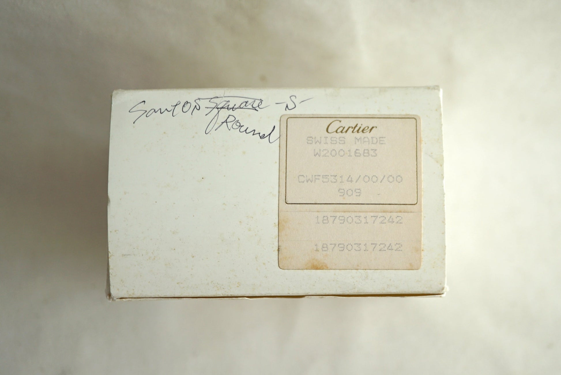 Cartier Vintage Santos & Baignoire Box & Booklets set 1990's-2000's - CO1017
