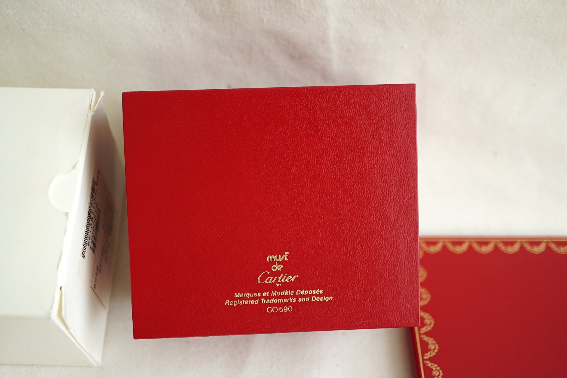 Cartier Tank Must/Colisee/VLC Vintage Box & Papers (Empty) 1980's-1990's - CO590