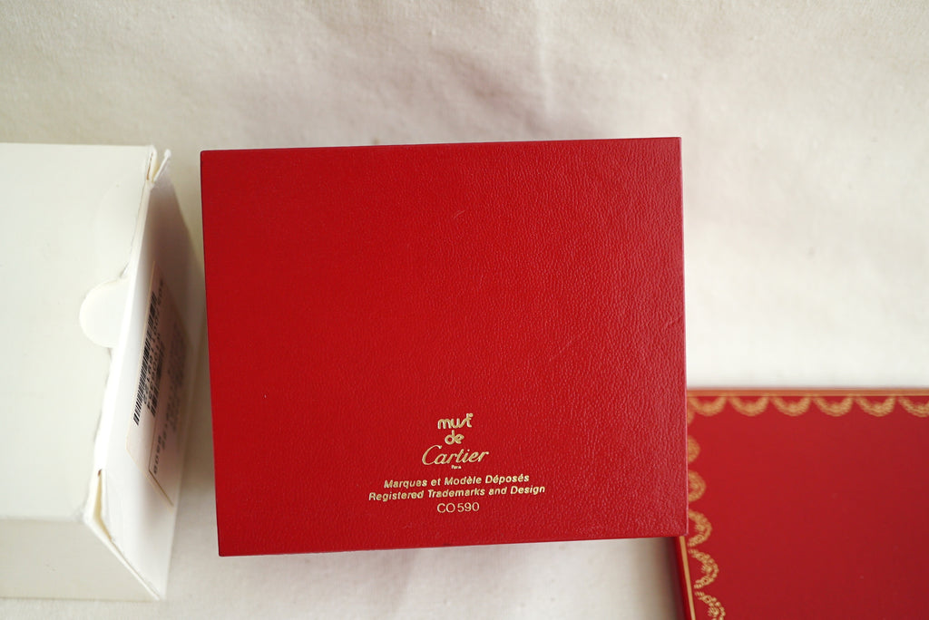 Cartier Tank Must/Colisee/VLC Vintage Box & Papers (Empty) 1980's-1990's - CO590