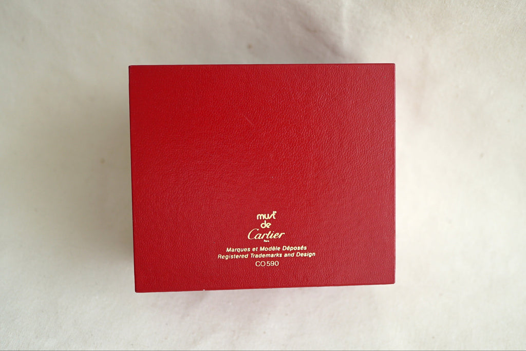 Cartier Tank Must/Colisee/VLC Vintage Box & Booklets 1980's-1990's - CO590