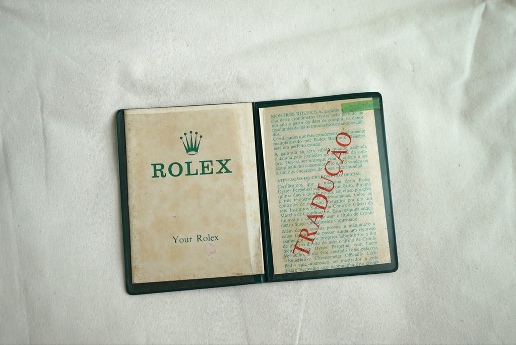 Rolex Datejust Booklet from 1973 - Your Oyster 579.02 12.73