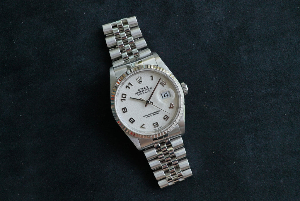 Rolex Datejust ref 16234 from 1996/1997 - Jubilee dial - RSC service