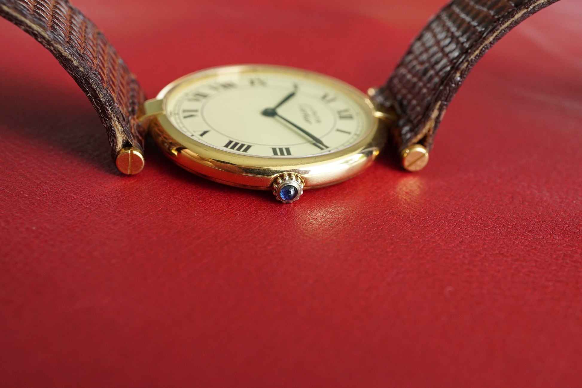 Cartier VLC Vendome LM Roman Dial - Men/Unisex - Full set Box & Papers 1983