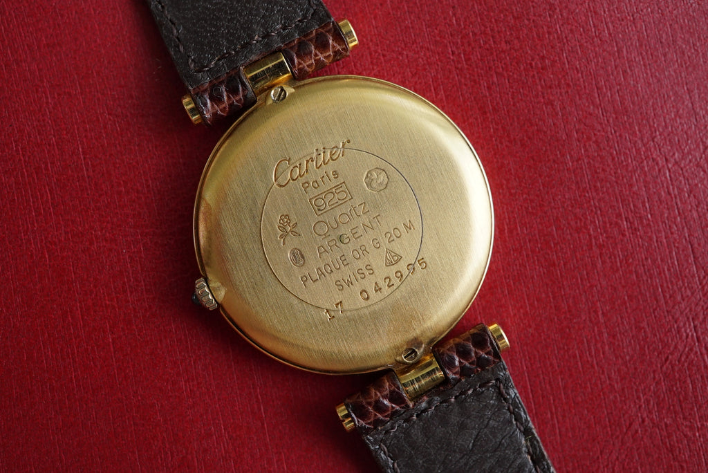 Cartier VLC Vendome LM Roman Dial - Men/Unisex - Full set Box & Papers 1983