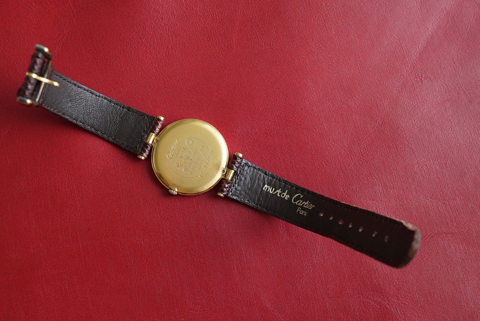 Cartier VLC Vendome LM Roman Dial - Men/Unisex - Full set Box & Papers 1983