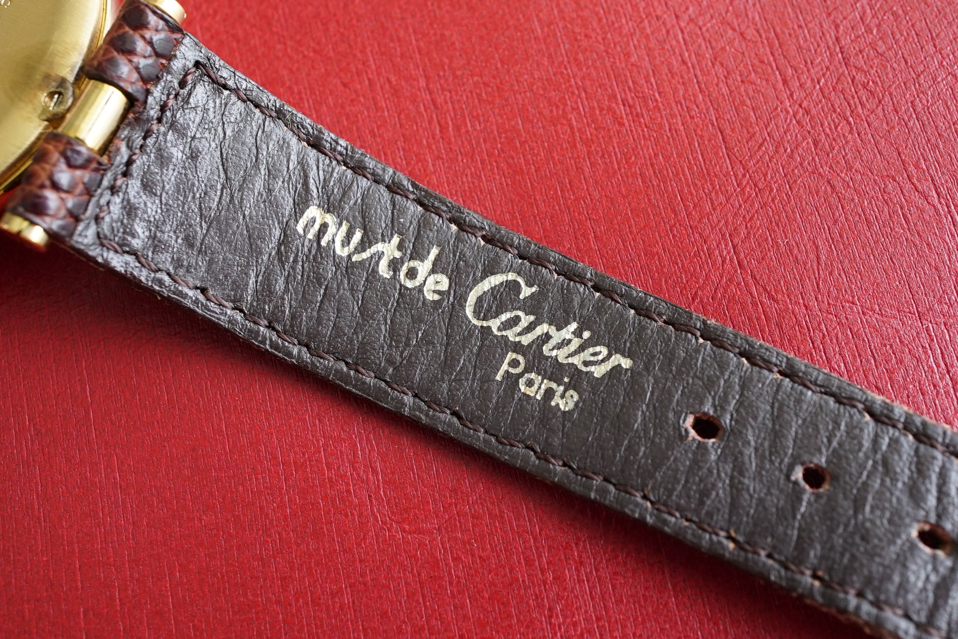 Cartier VLC Vendome LM Roman Dial - Men/Unisex - Full set Box & Papers 1983