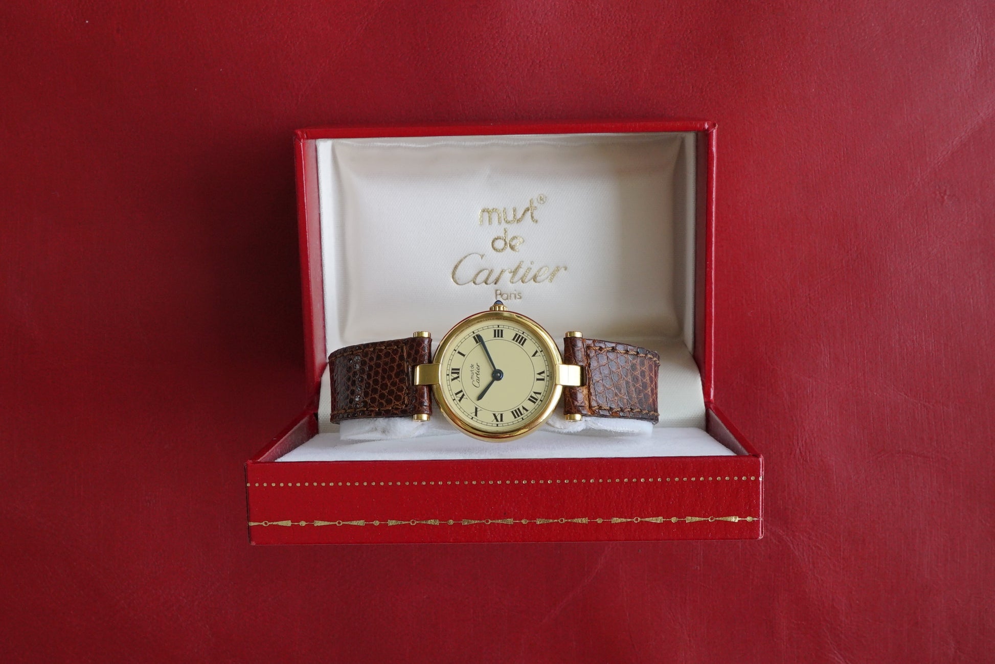 Cartier VLC Vendome SM Roman Dial - Ladies - w Box