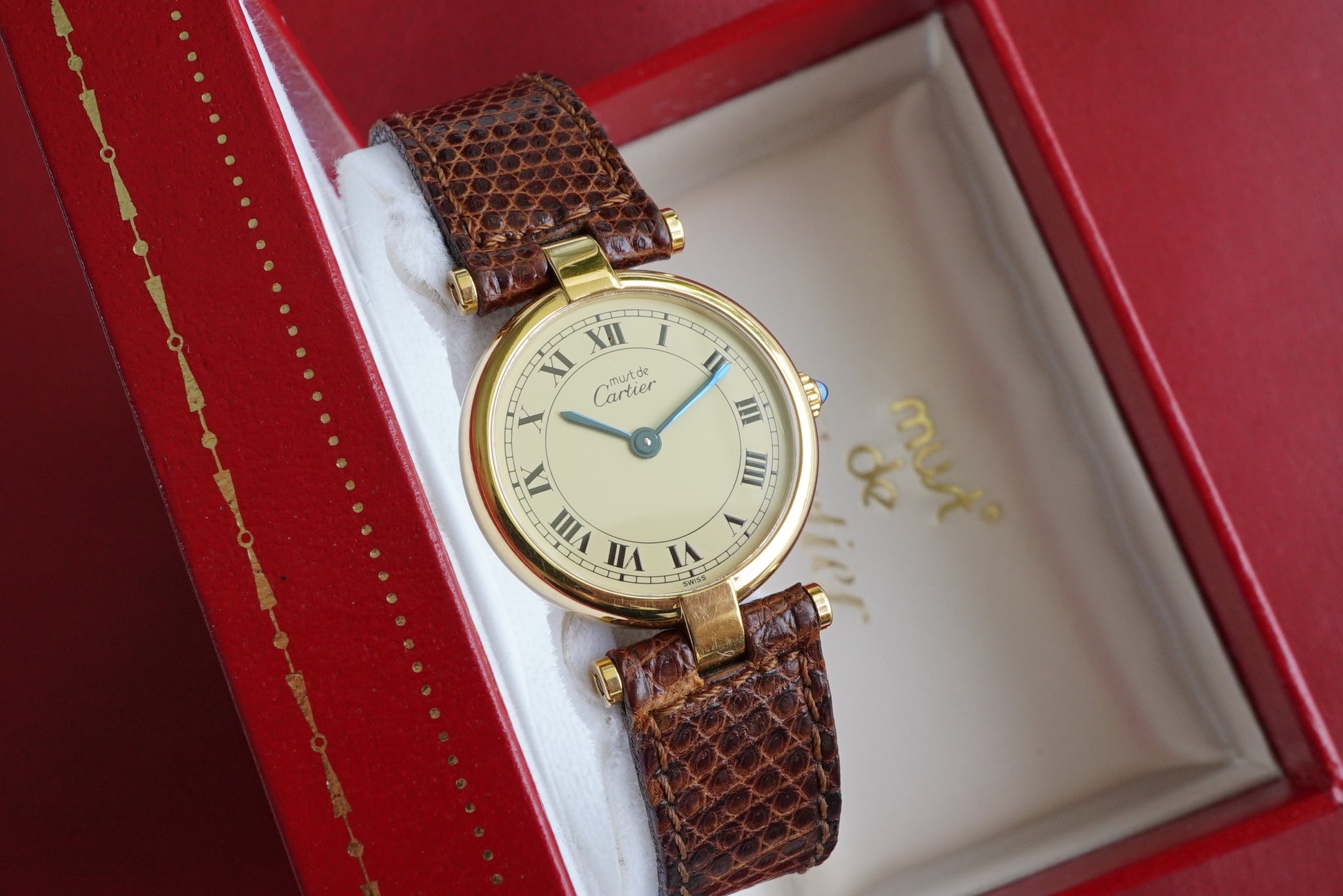 Cartier VLC Vendome SM Roman Dial - Ladies - w Box