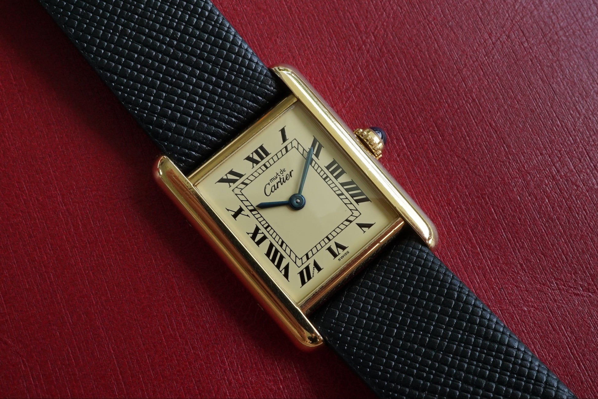 Cartier Tank Must SM ref 1613 - Ladies - Full Set Box & Papers from 1996