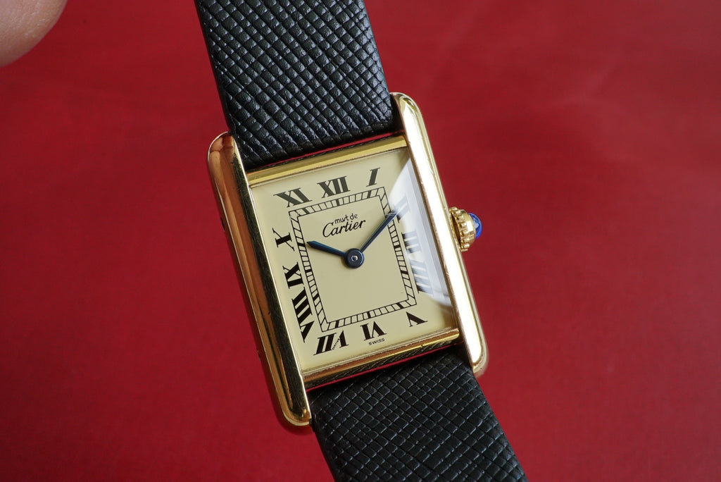 Cartier Tank Must SM ref 1613 - Ladies - Full Set Box & Papers from 1996