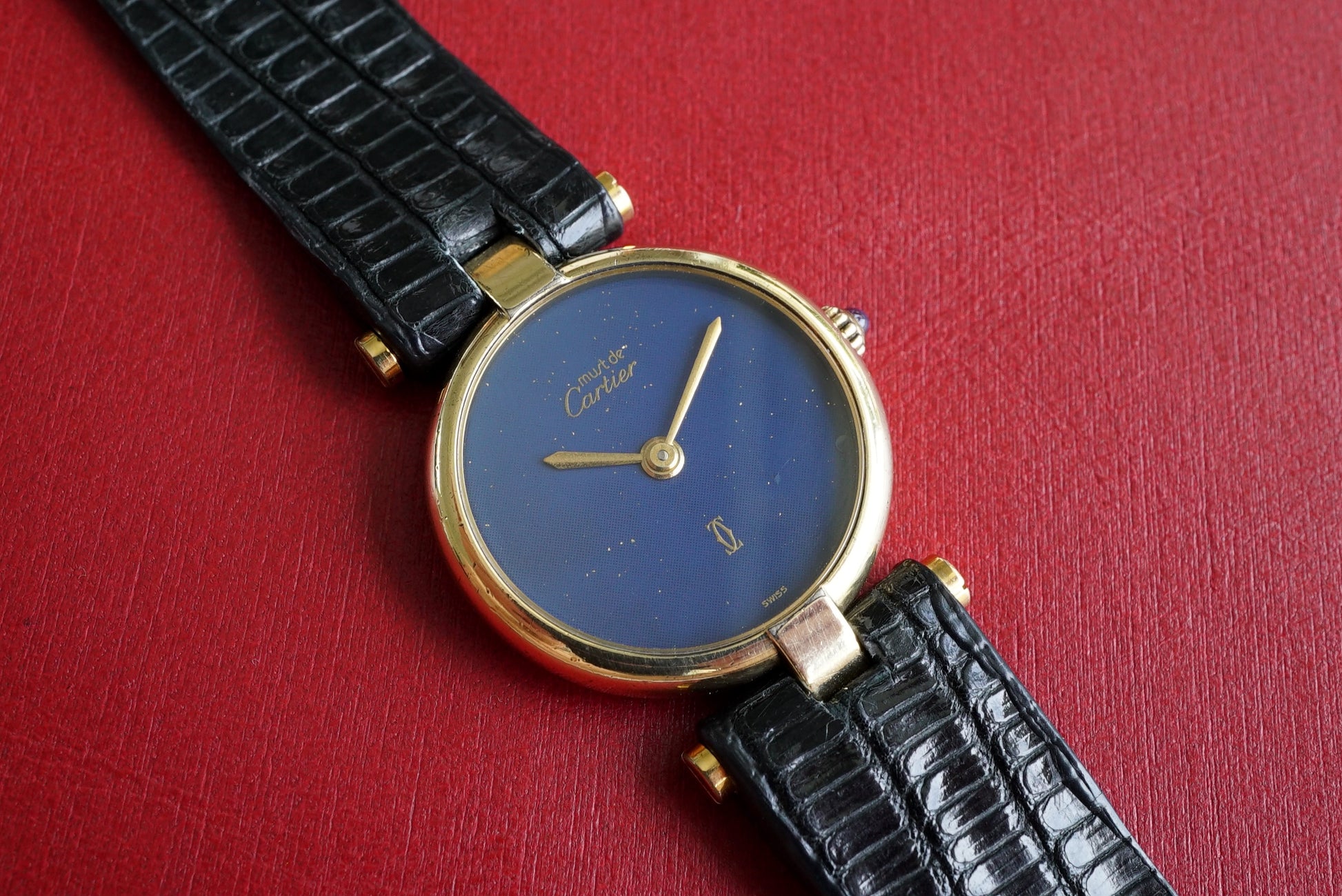Cartier VLC Vendome SM Blue Lapis - Ladies - 1990's