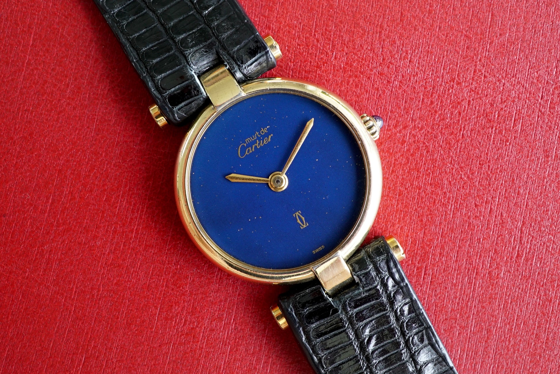 Cartier VLC Vendome SM Blue Lapis - Ladies - 1990's