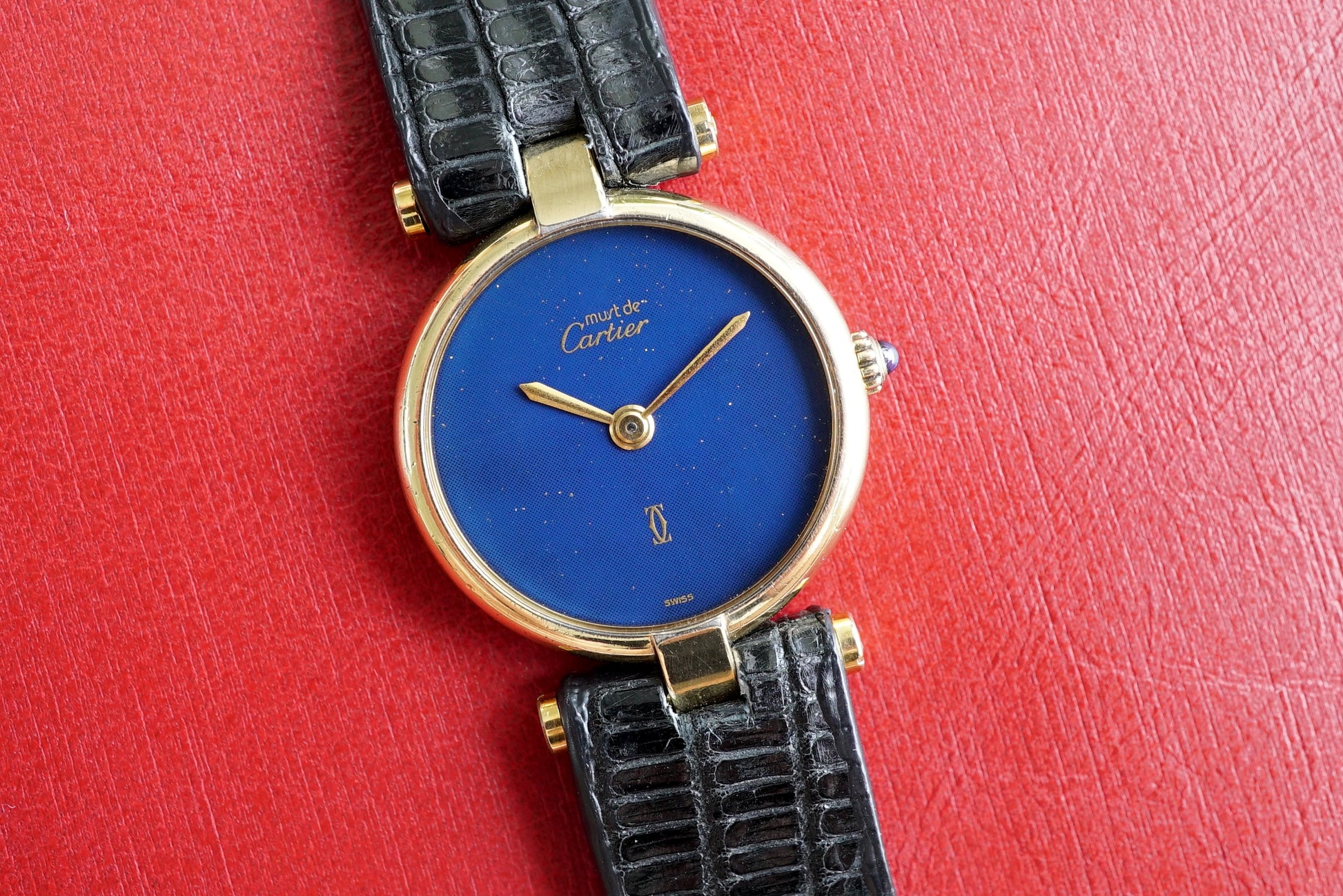 Cartier VLC Vendome SM Blue Lapis - Ladies - 1990's