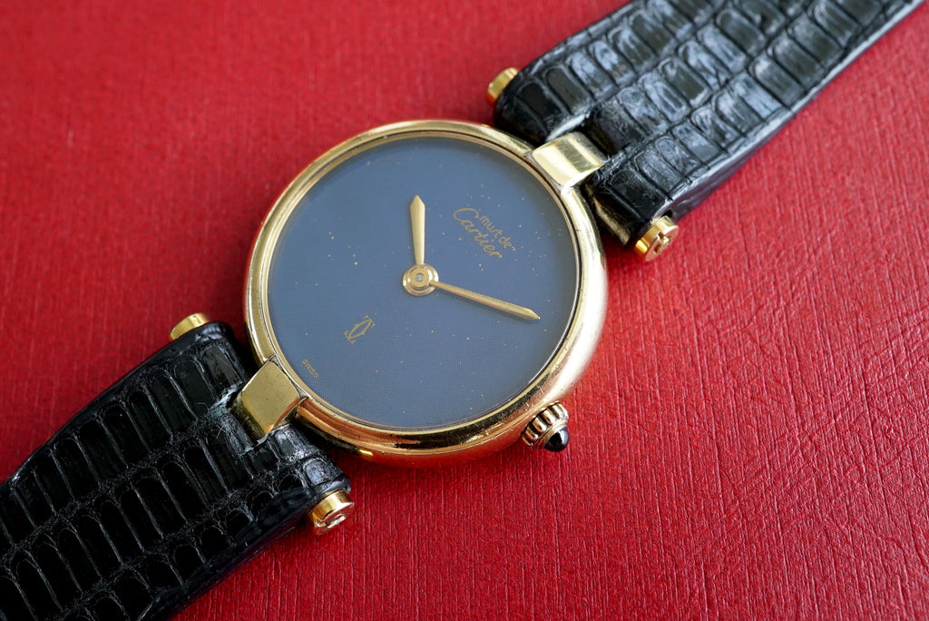 Cartier VLC Vendome SM Blue Lapis - Ladies - 1990's