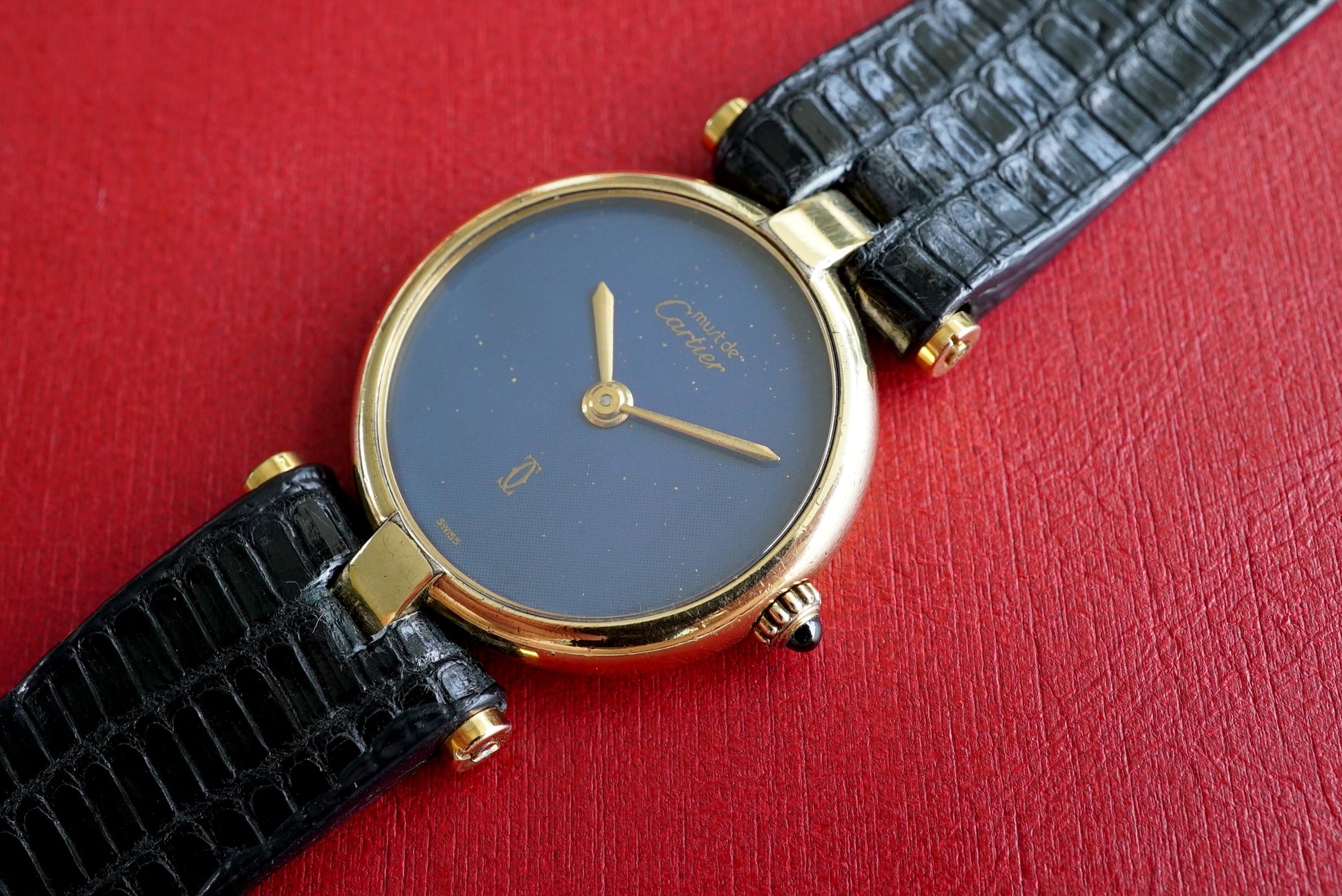 Cartier VLC Vendome SM Blue Lapis - Ladies - 1990's