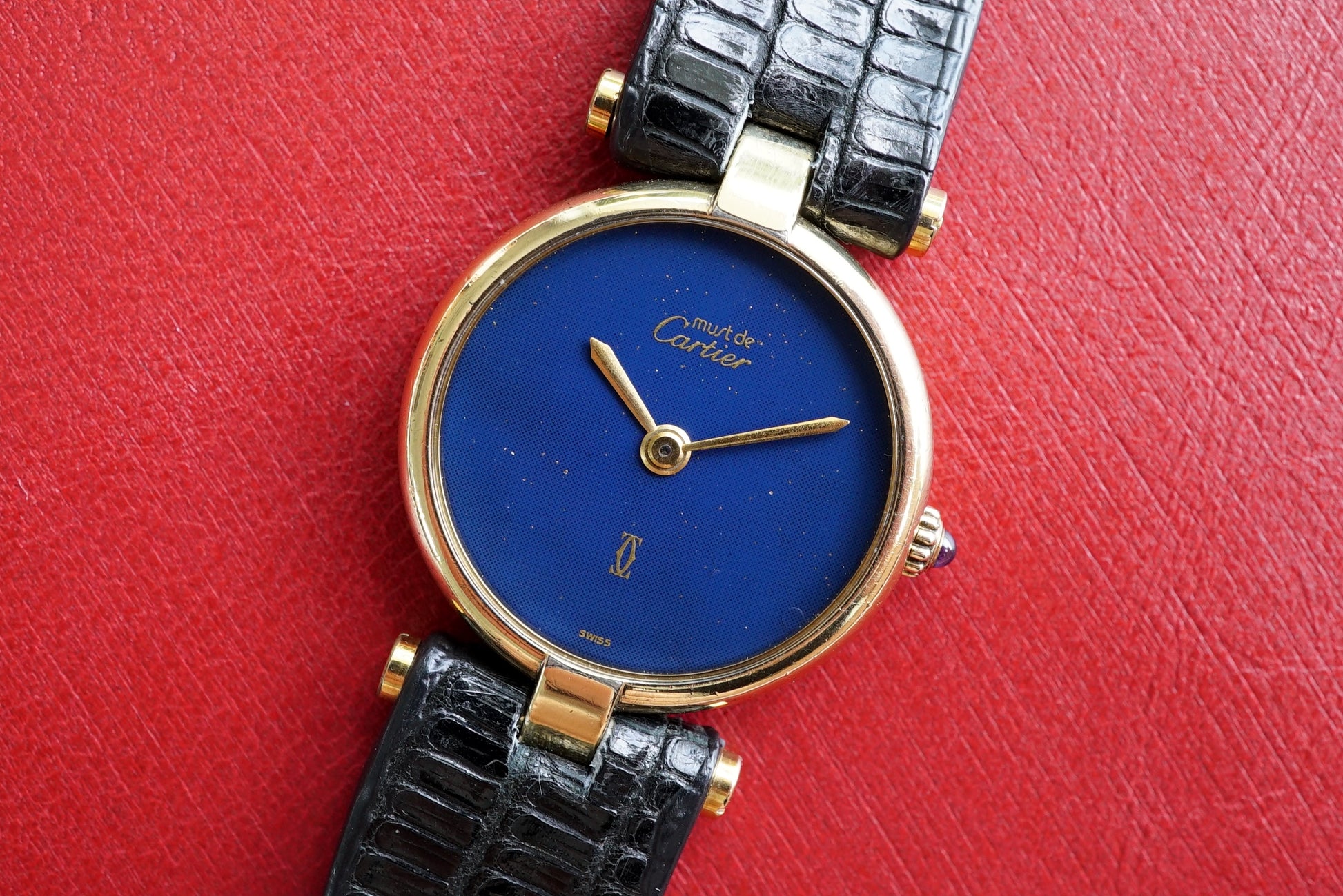 Cartier VLC Vendome SM Blue Lapis - Ladies - 1990's
