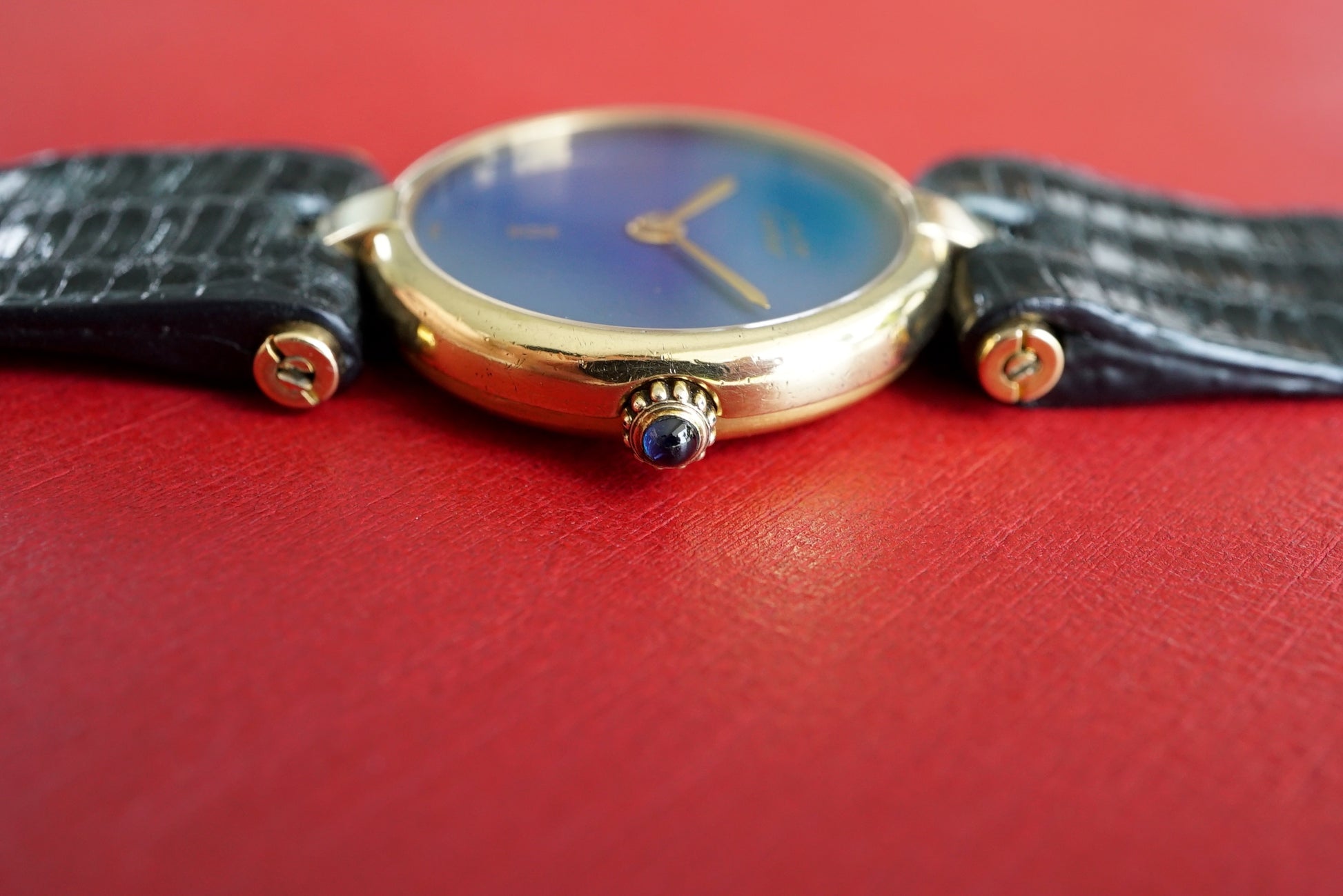 Cartier VLC Vendome SM Blue Lapis - Ladies - 1990's