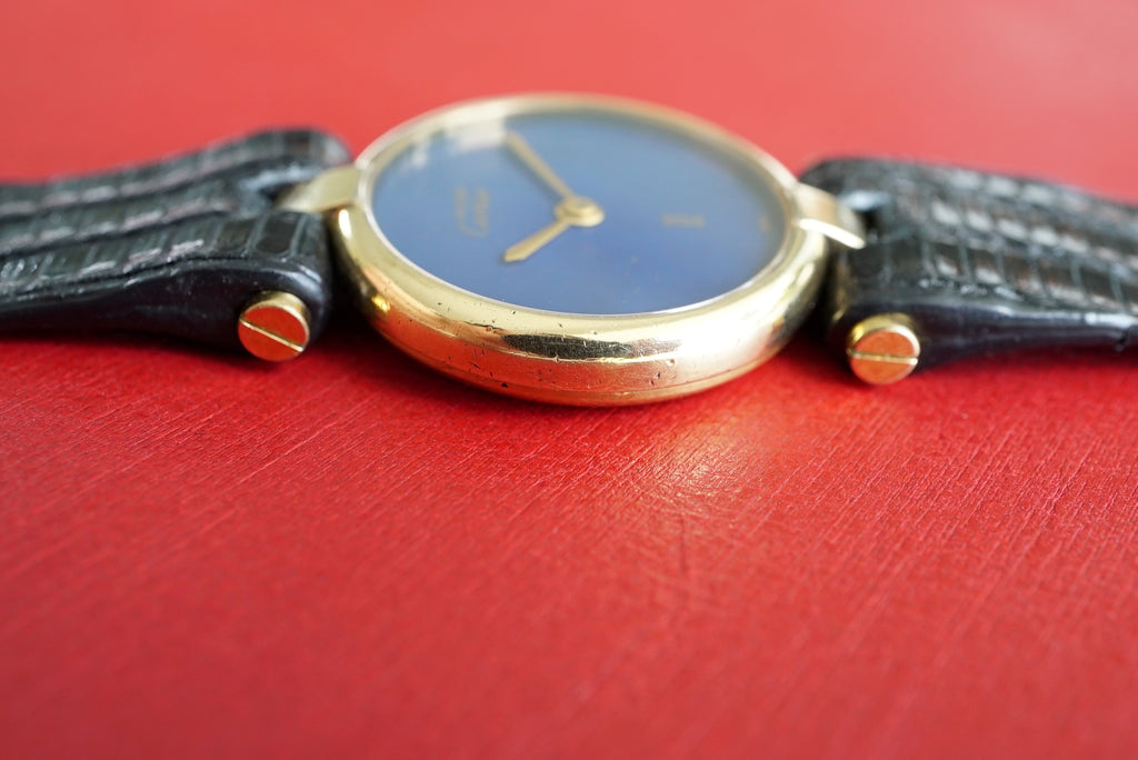 Cartier VLC Vendome SM Blue Lapis - Ladies - 1990's