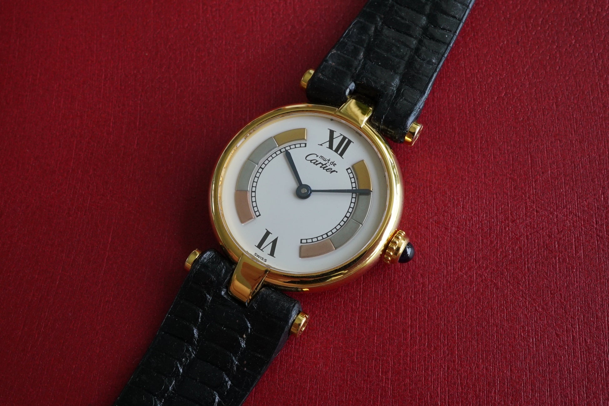 Cartier VLC Vendome SM White Trinity - Ladies - 1990's