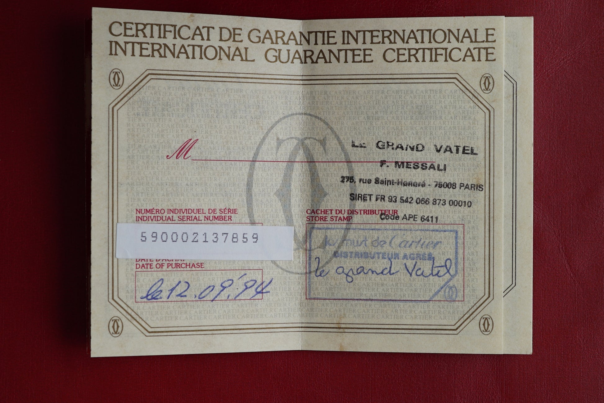 Cartier Colisee Must Rare Grey Bullseye - Ladies - Full Set Box & Papers 1994