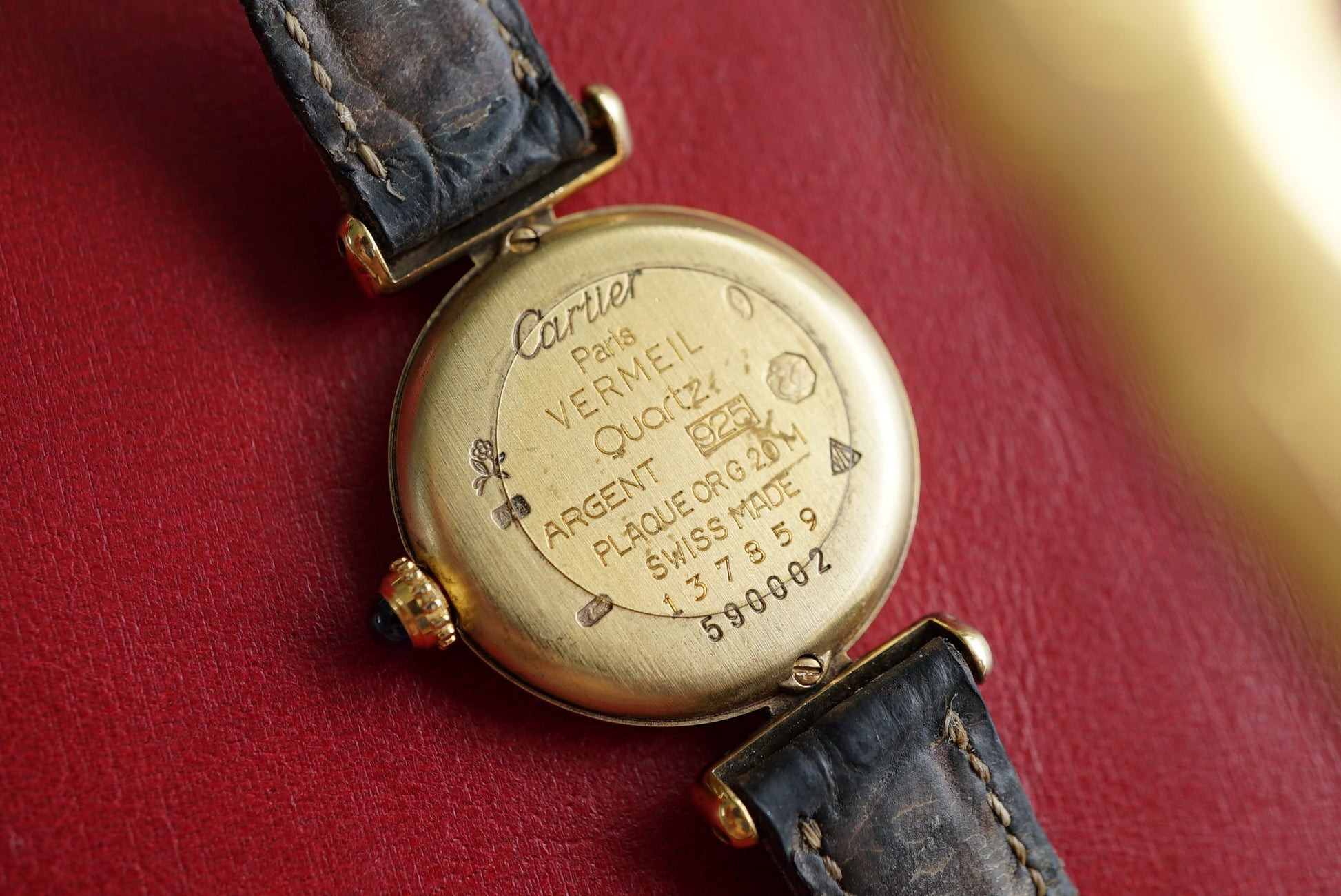 Cartier Colisee Must Rare Grey Bullseye - Ladies - Full Set Box & Papers 1994