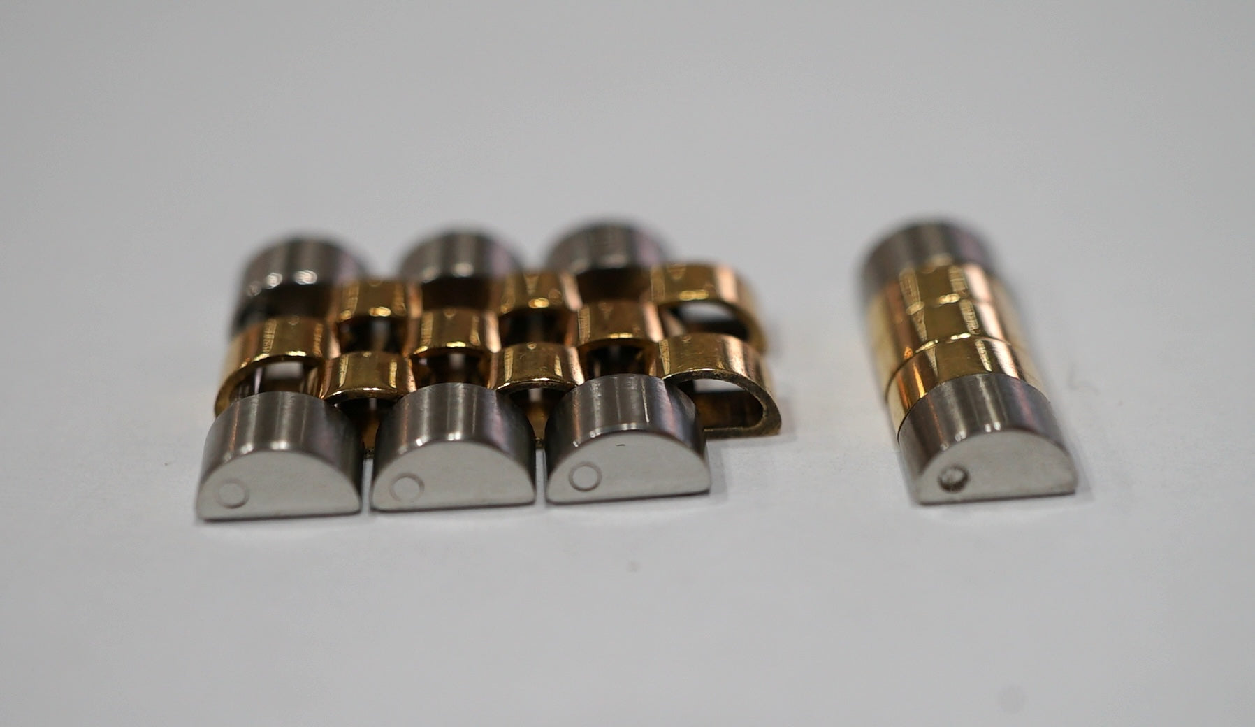 Rolex Datejust hollow jubilee two-tone link 15,5mm 62523H - steel & 18k gold