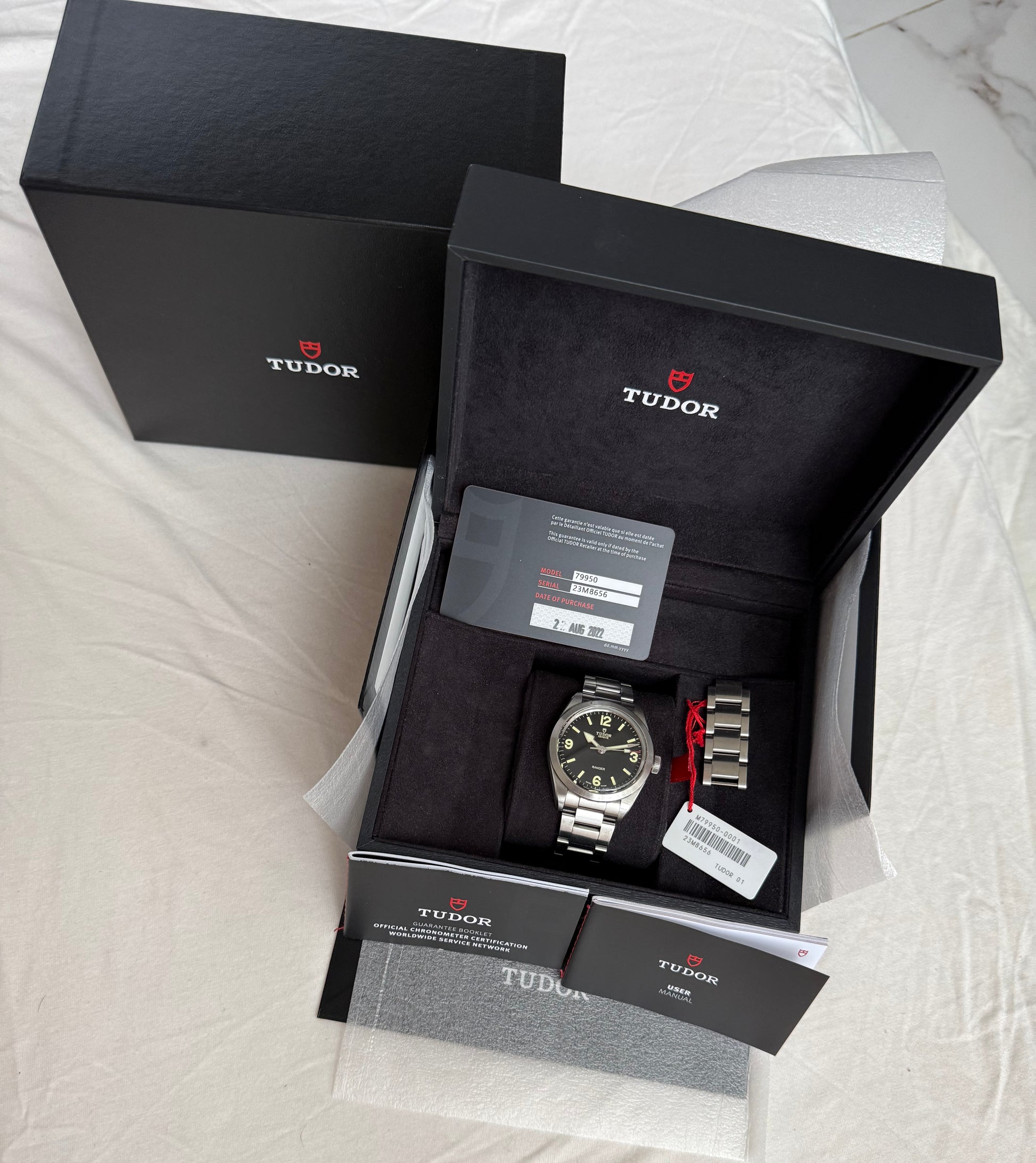 Tudor Ranger ref 79950 from 2022 - full set box & papers
