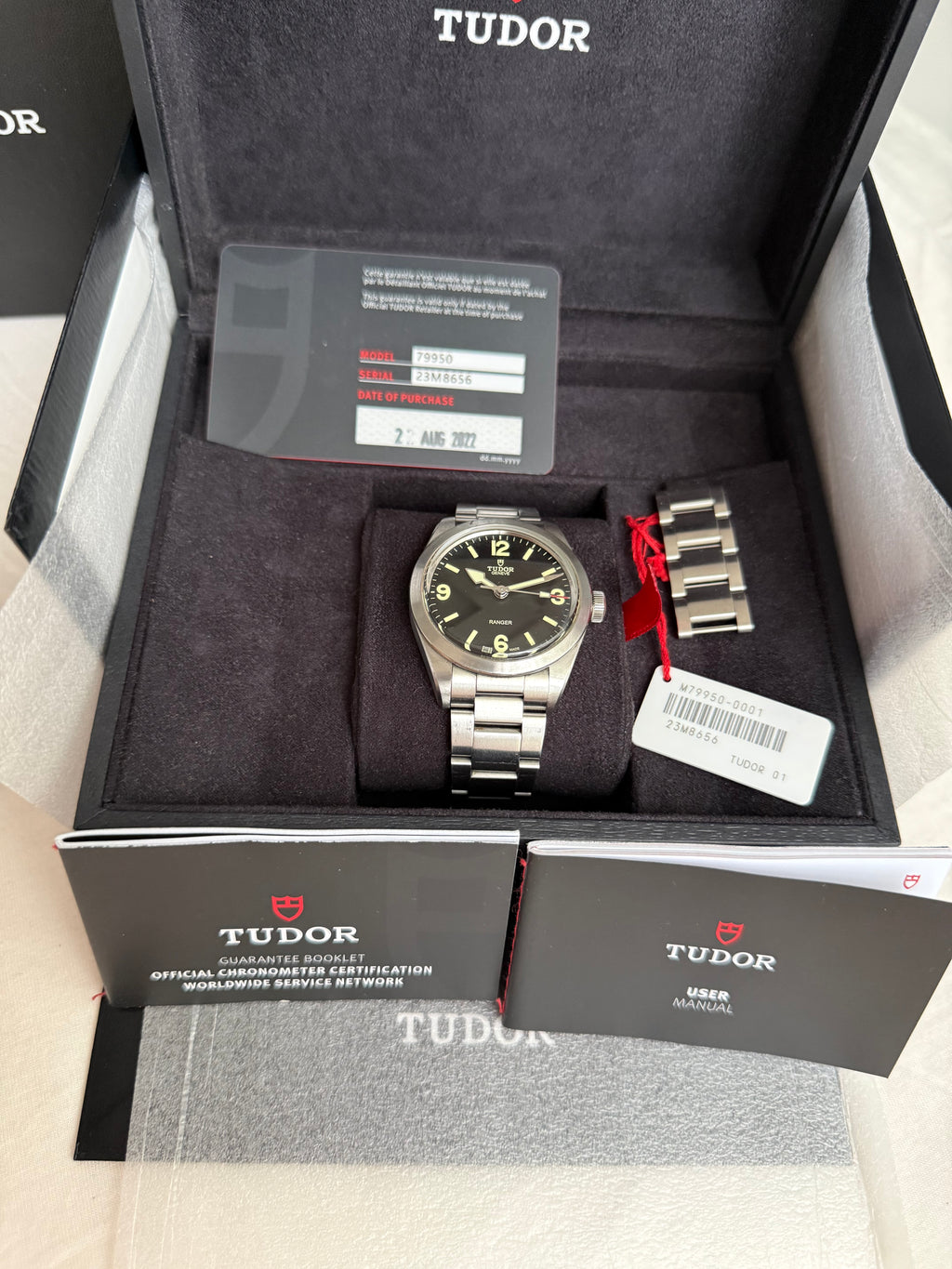 Tudor Ranger ref 79950 from 2022 - full set box & papers