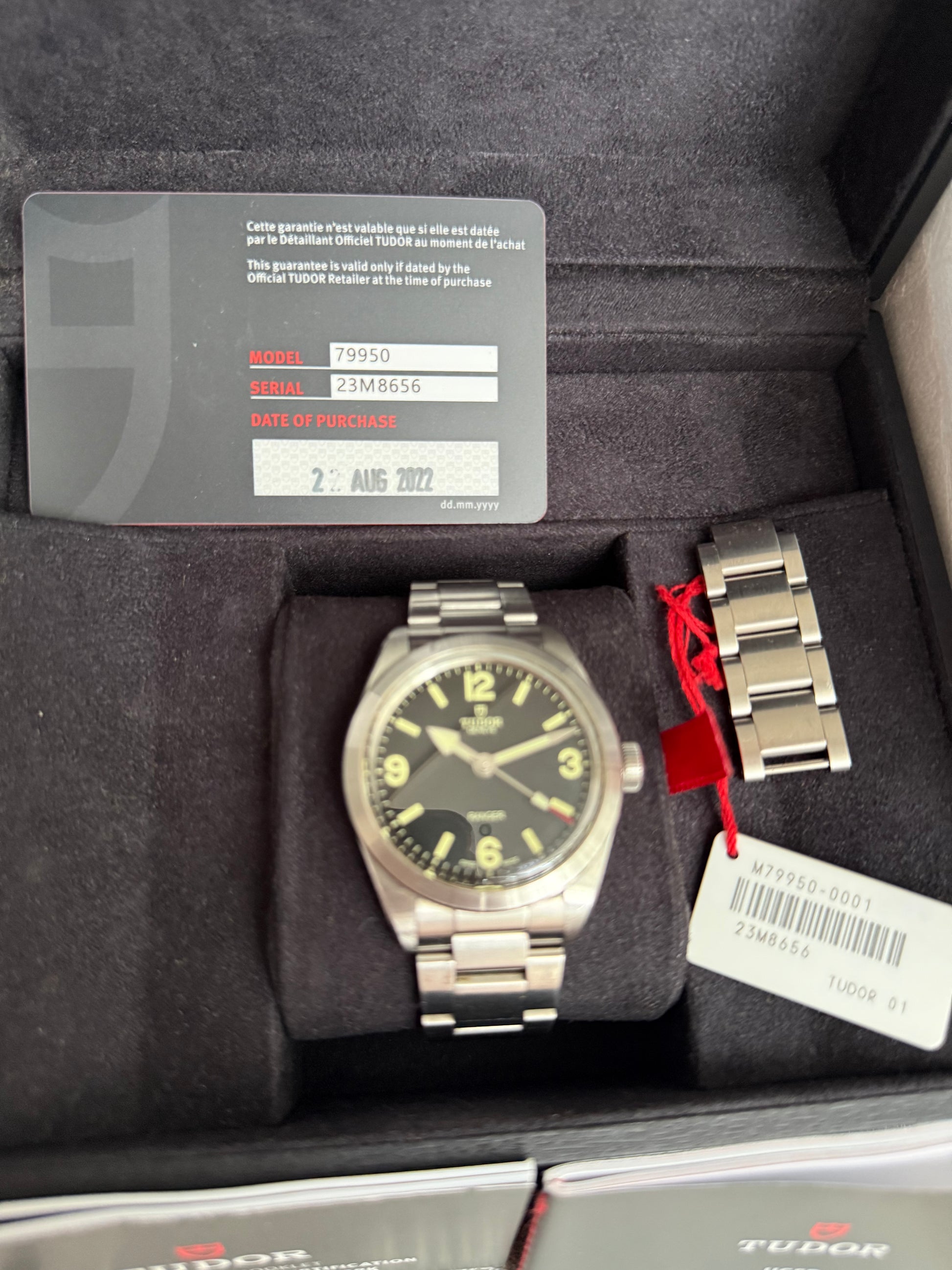 Tudor Ranger ref 79950 from 2022 - full set box & papers