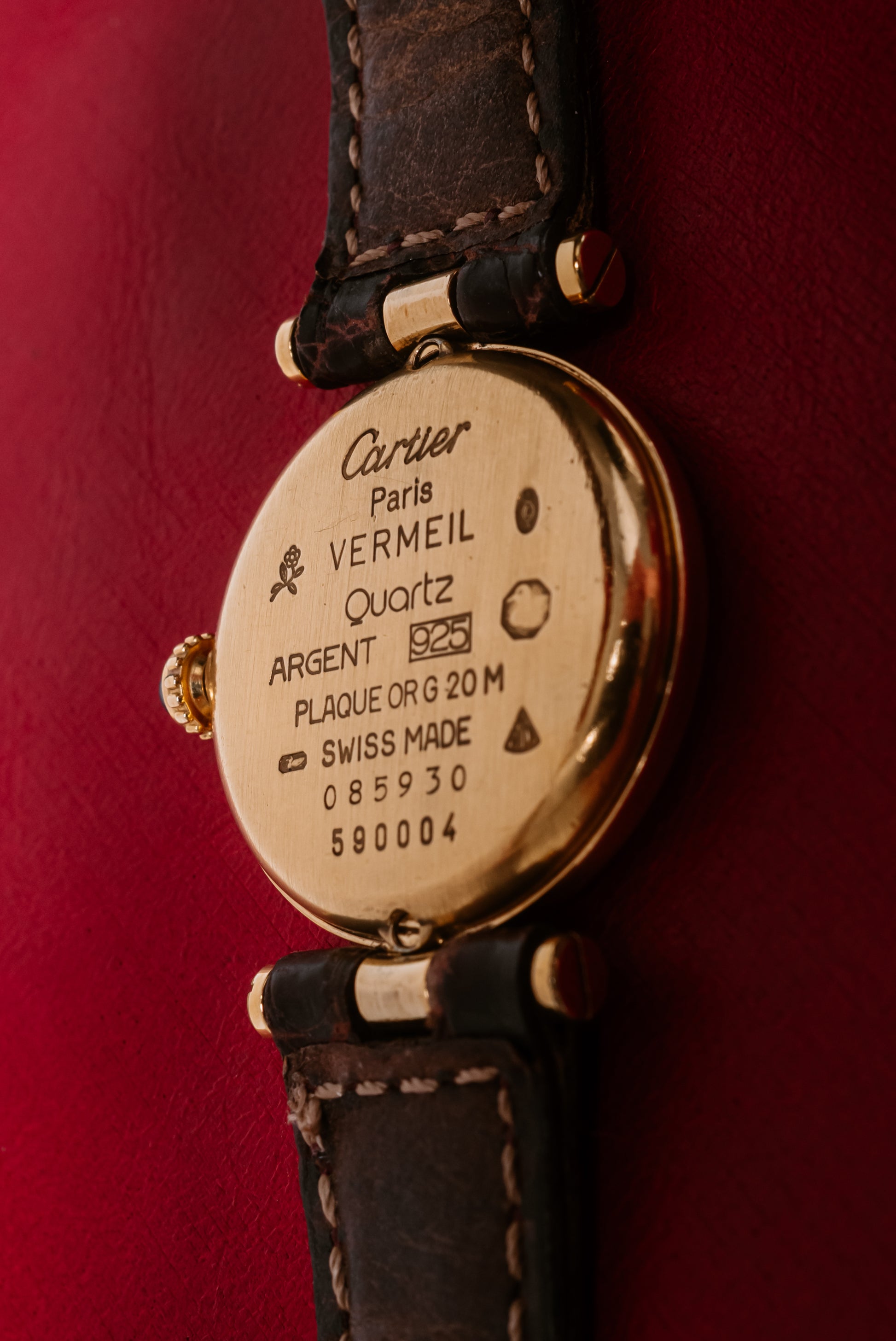 Cartier VLC Vendome Ladies Rare Grey Bullseye - w Box